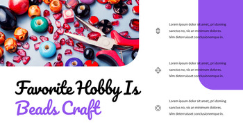 Beads Craft google slides template_12