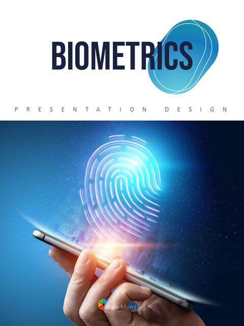 Biometric Recognition PowerPoint Template – Cyan Biometric Deck