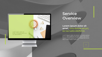 波状の抽象的な背景ピッチデッキ シンプルなデザインテンプレート_04