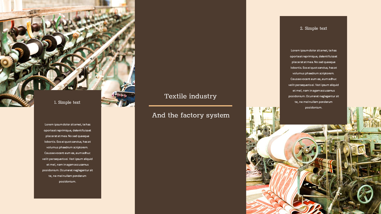 Pattern Textile Slides Textile Industry template google slides|Fashion
