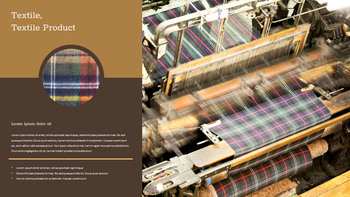 Industrie textile modèle de diapositives google_22