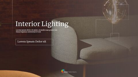 Interior Lighting Google Slides Templates|Housing