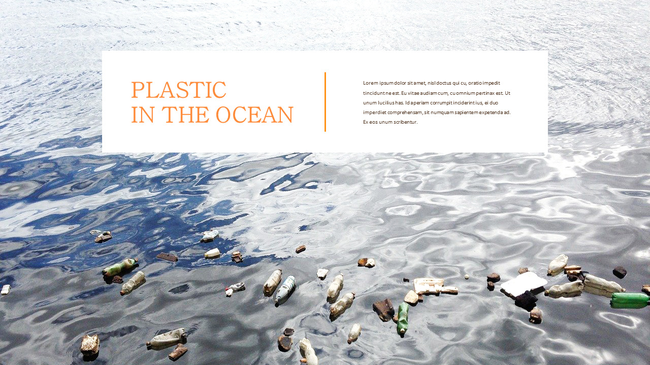 Plastic Pollution Is Growing Company Profile Template Design Nature 
