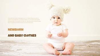 Baby Fashion company profile ppt template_13