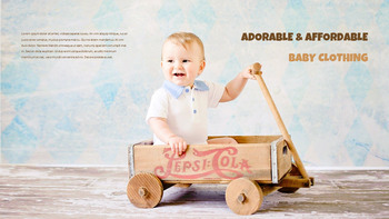 Baby Fashion company profile ppt template_17