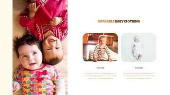 Baby Fashion company profile ppt template_21