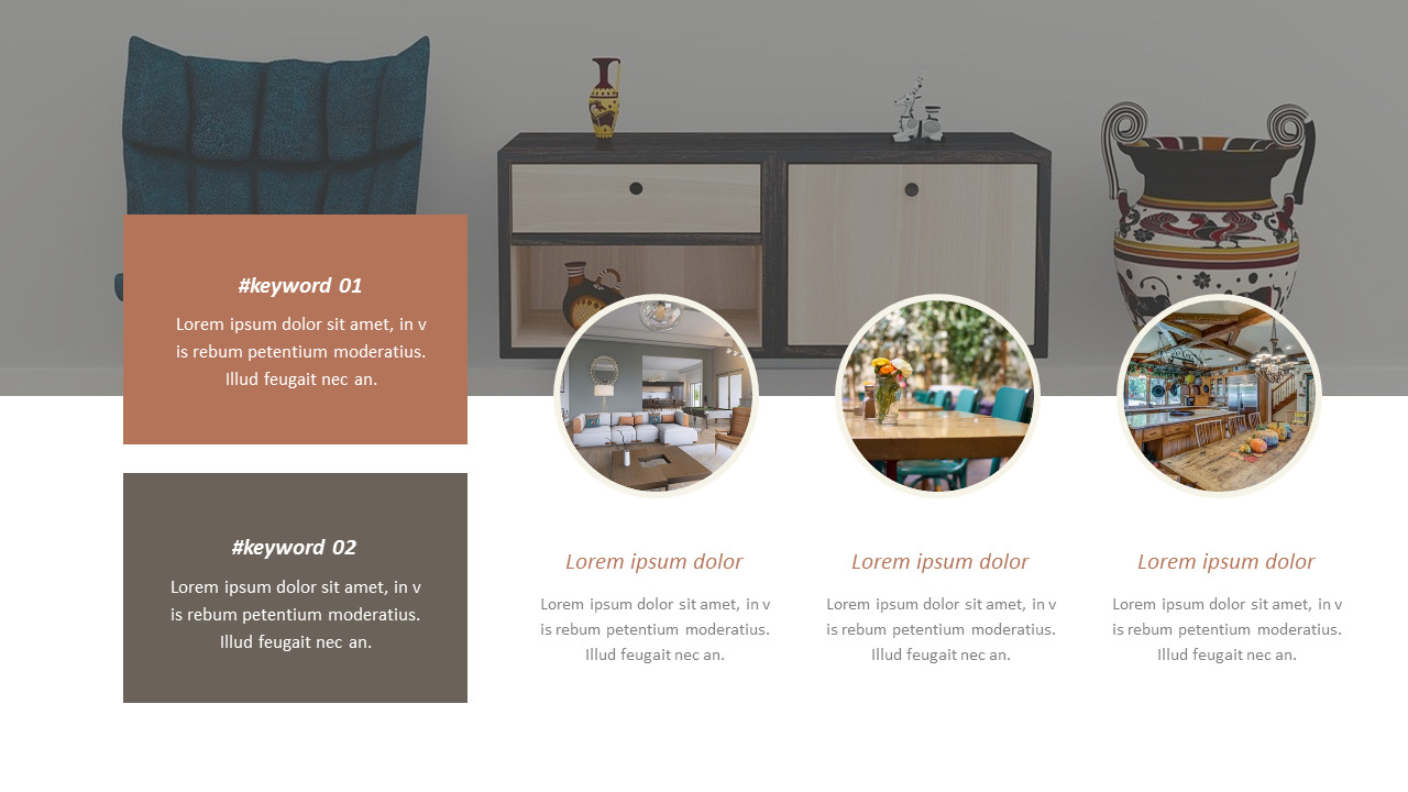 Cozy Home Interior Google Presentation Slides|Housing