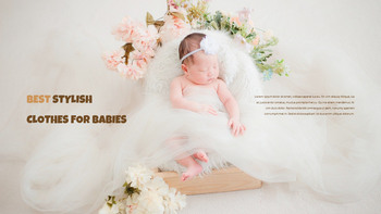 Baby Fashion company profile ppt template_26