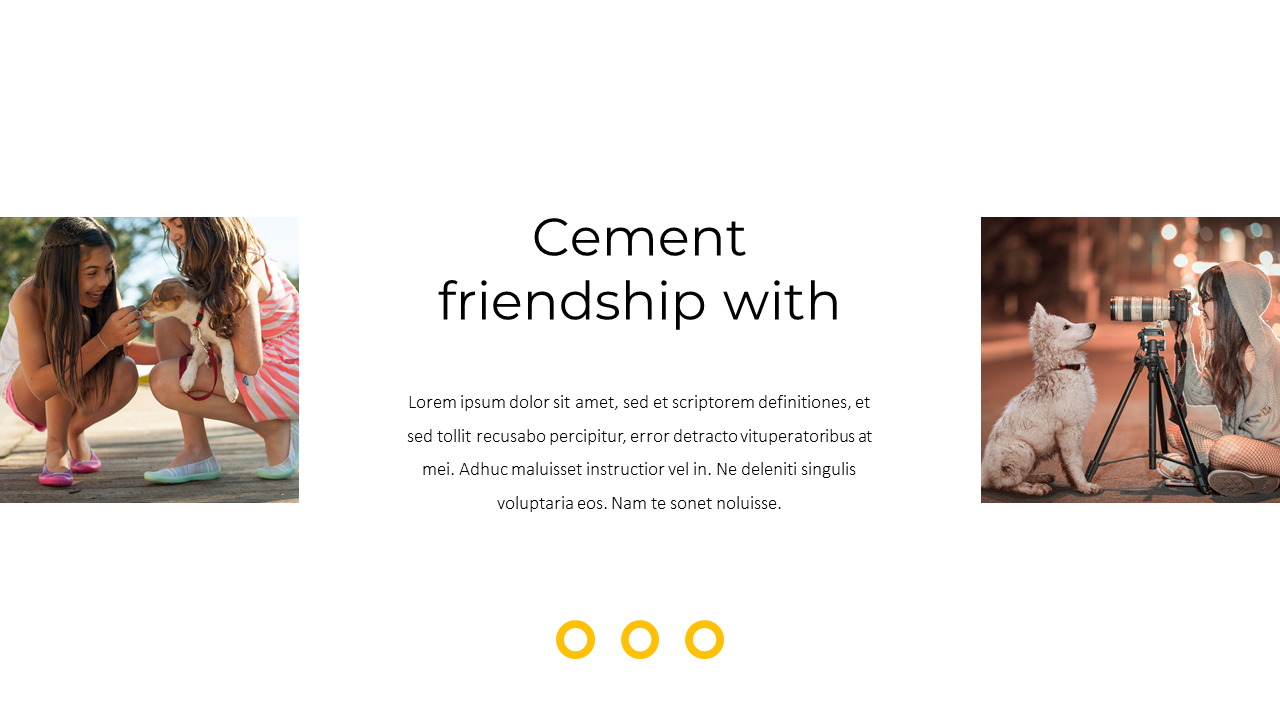 Friendship template design|Lifestyle|Google Slides