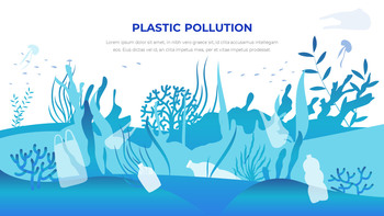 Halte à la pollution plastique des océans Thème PowerPoint_04