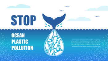 Halte à la pollution plastique des océans Thème PowerPoint_08