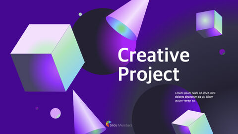 Creative Project Abstract Design template design