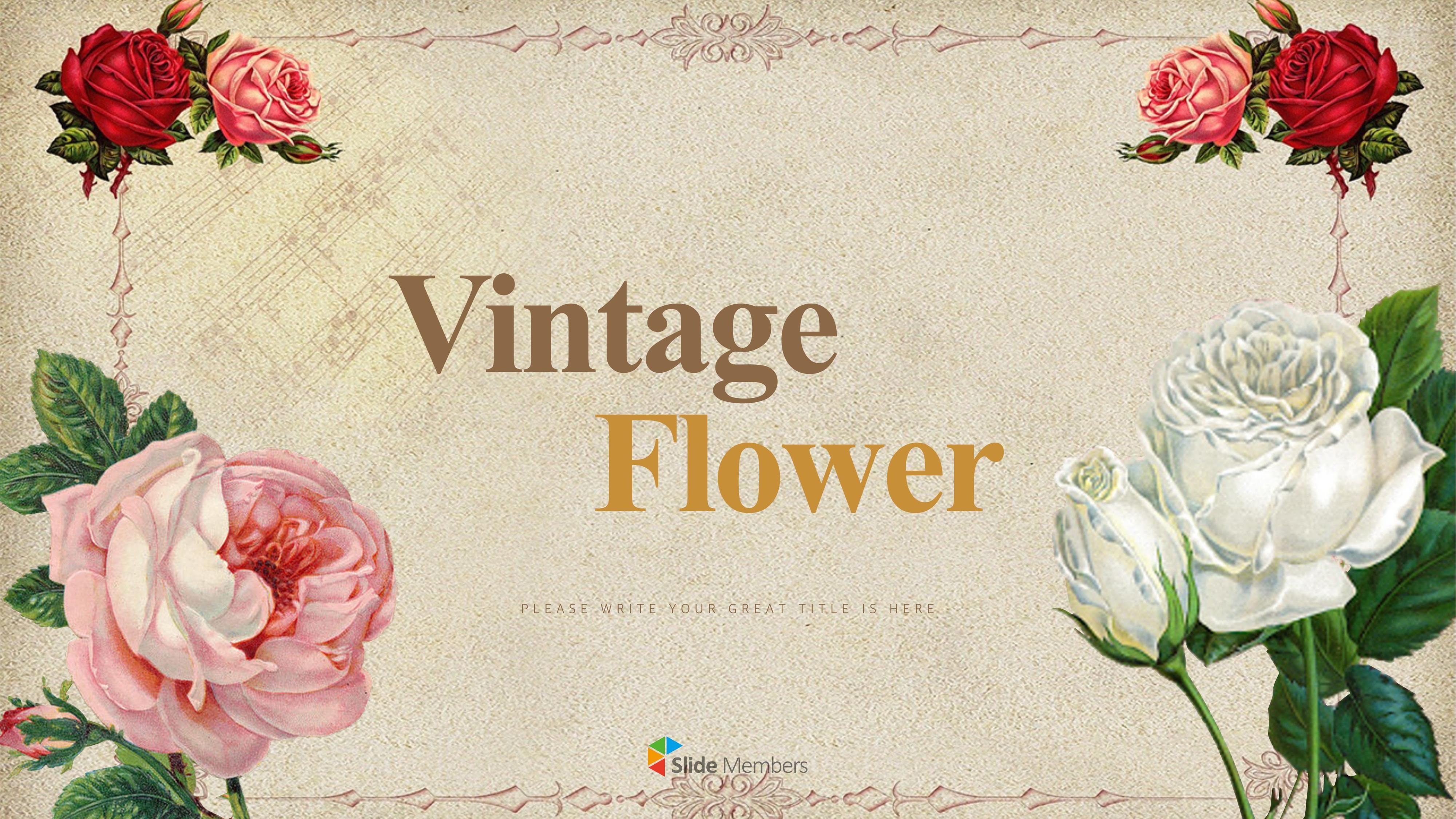 Floral slide hot sale