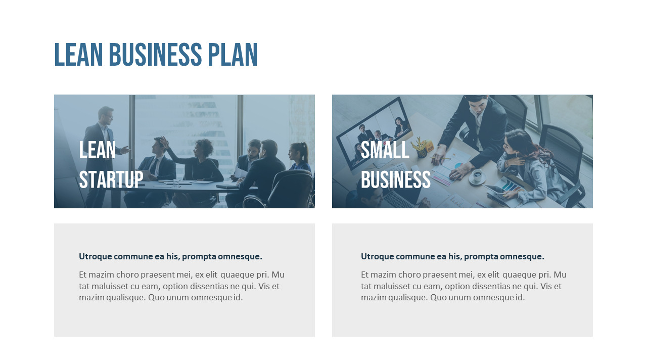 Lean Startup Business Presentation PPT