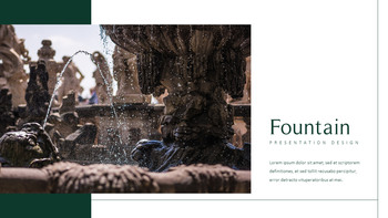 喷泉 PowerPoint的模板_05