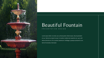喷泉 PowerPoint的模板_08