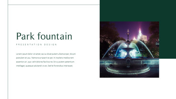 喷泉 PowerPoint的模板_11