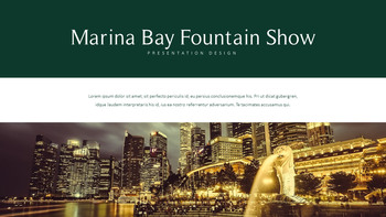 喷泉 PowerPoint的模板_19