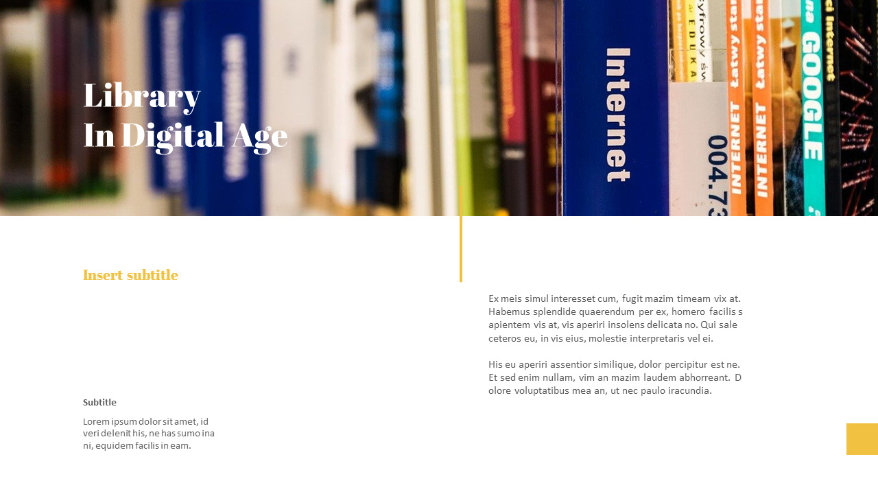 Library Templates Design|Education|PPT