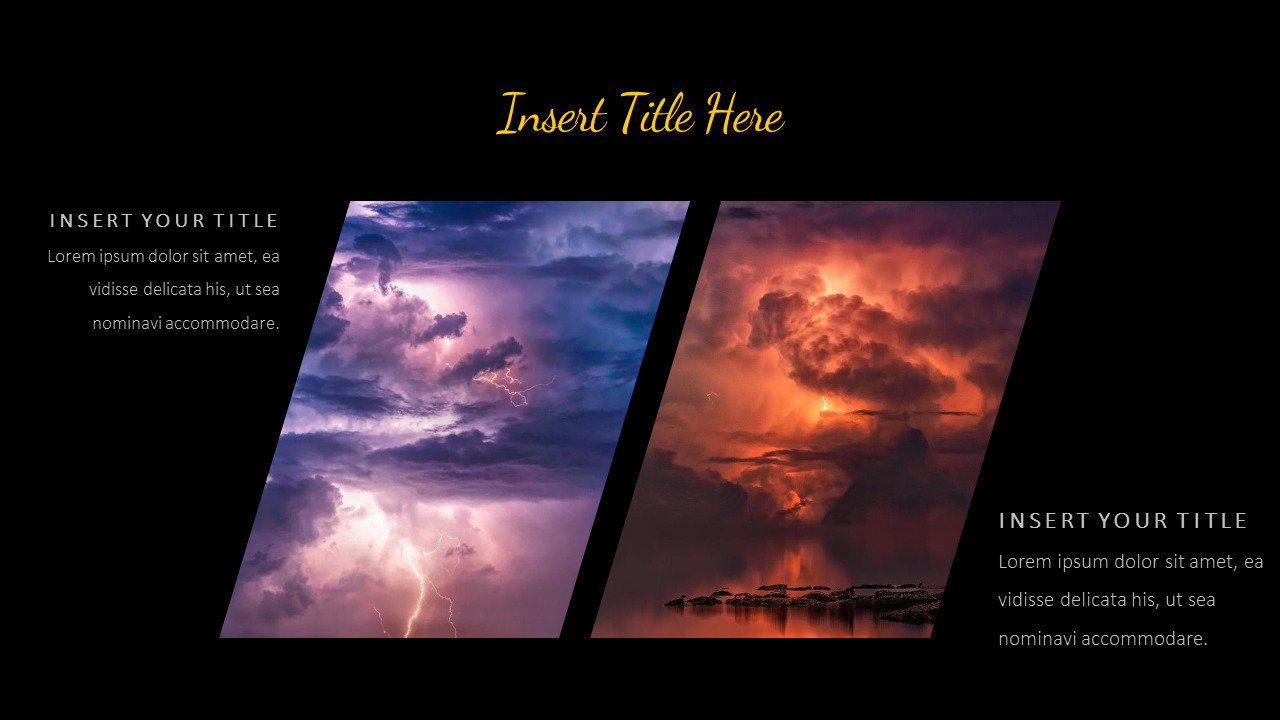 thunderstorm Creative Google Slides|Lifestyle