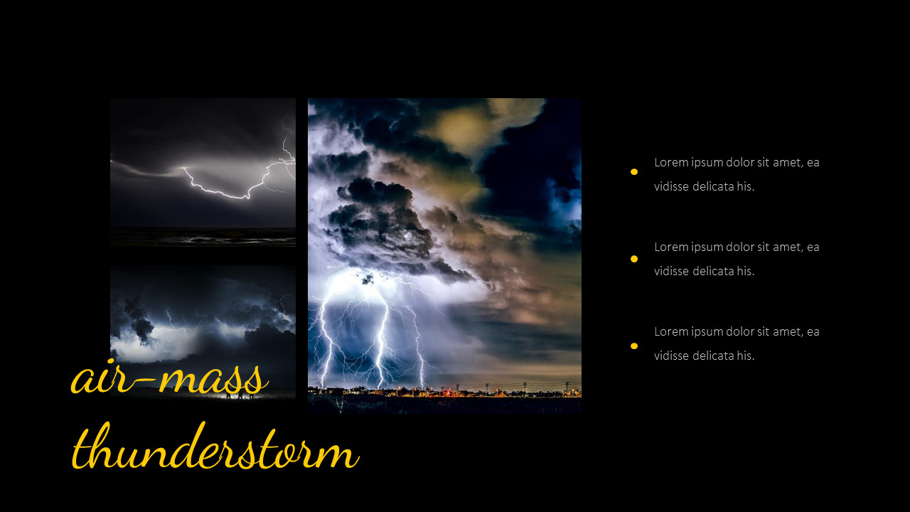thunderstorm Creative Google Slides|Lifestyle