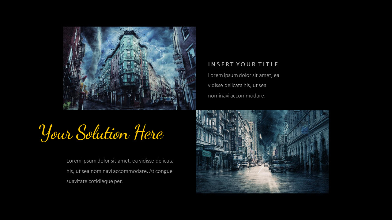 thunderstorm Creative Google Slides|Lifestyle