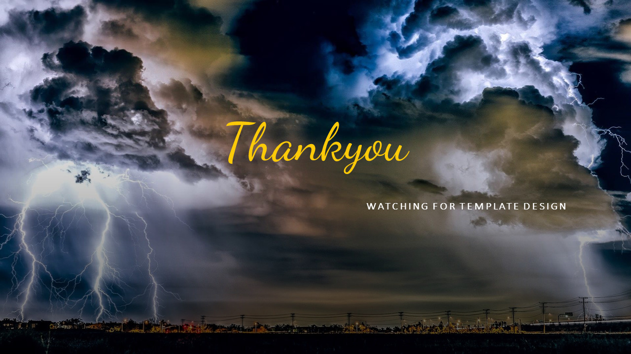 thunderstorm Creative Google Slides|Lifestyle