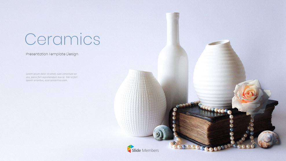 Ceramics slide templateLifestyleGoogle