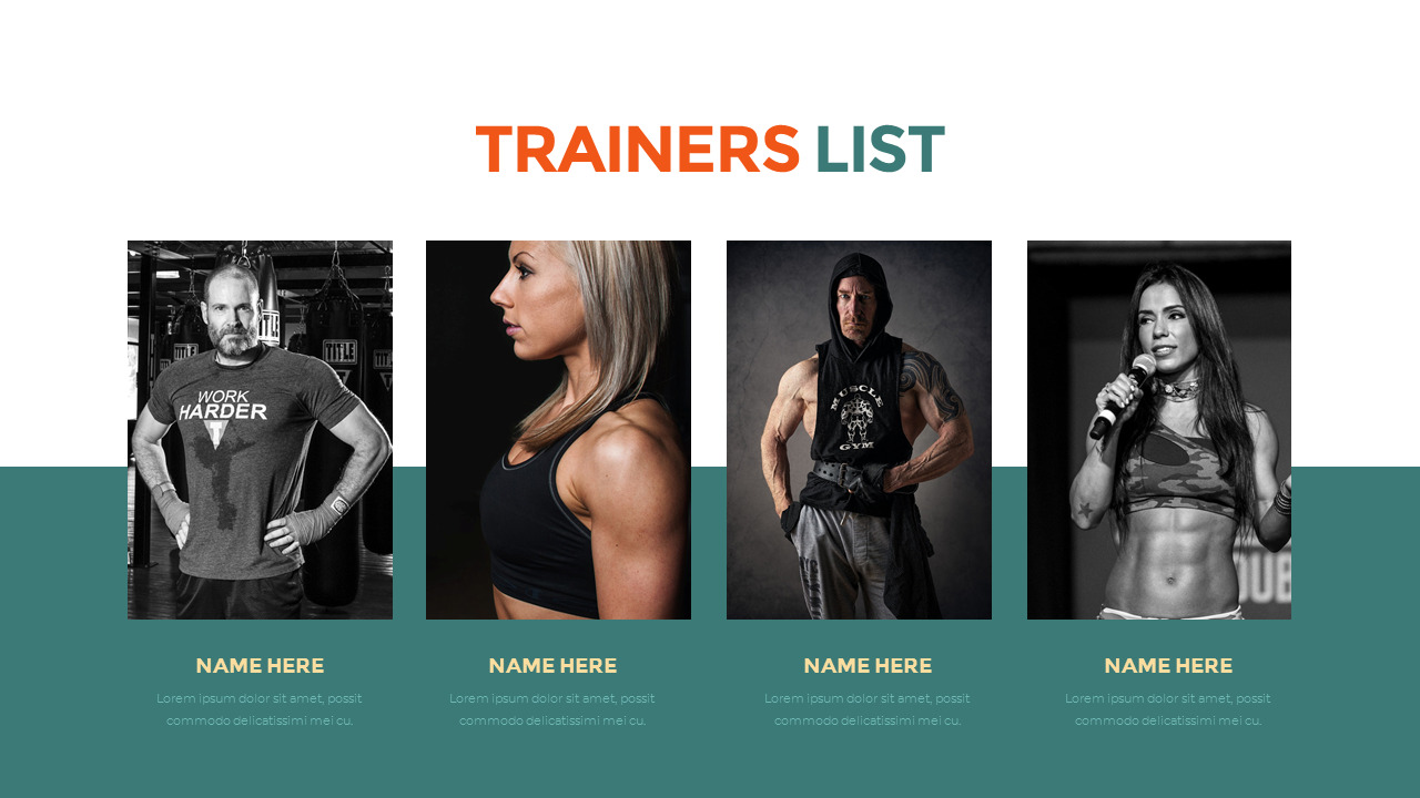 Work Out Google Slides Presentation Templates|Lifestyle