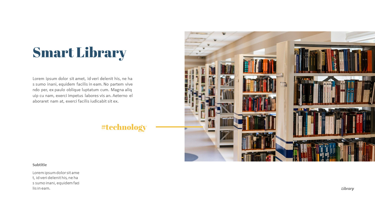Library Easy Google Slides|Education