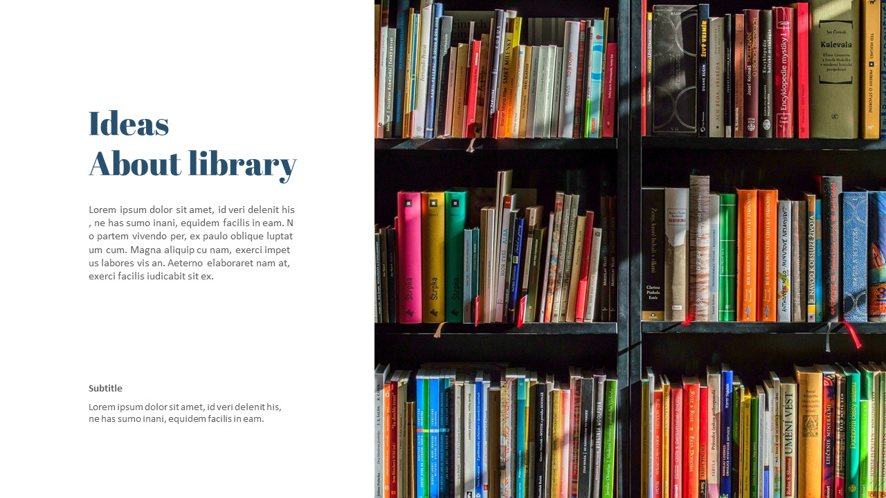 Library Easy Google Slides|Education