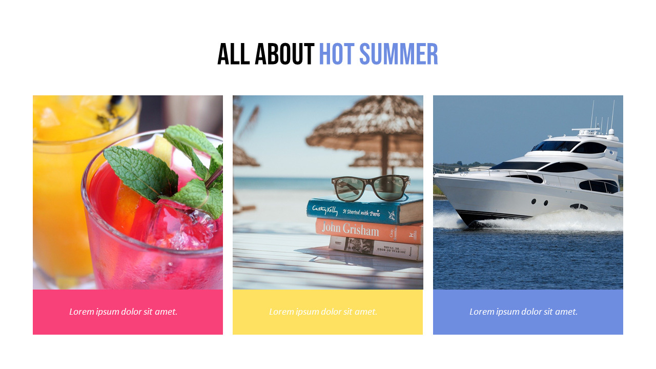 炎热的夏天 公司简介模板设计_02