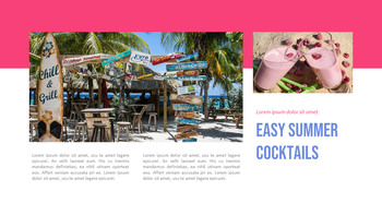 炎热的夏天 公司简介模板设计_24