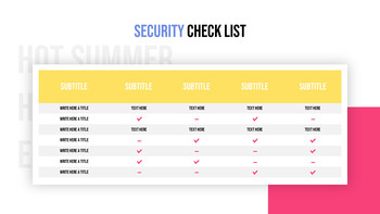 炎热的夏天 公司简介模板设计_26