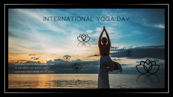 国际瑜伽日 PPT演示文稿样本_14
