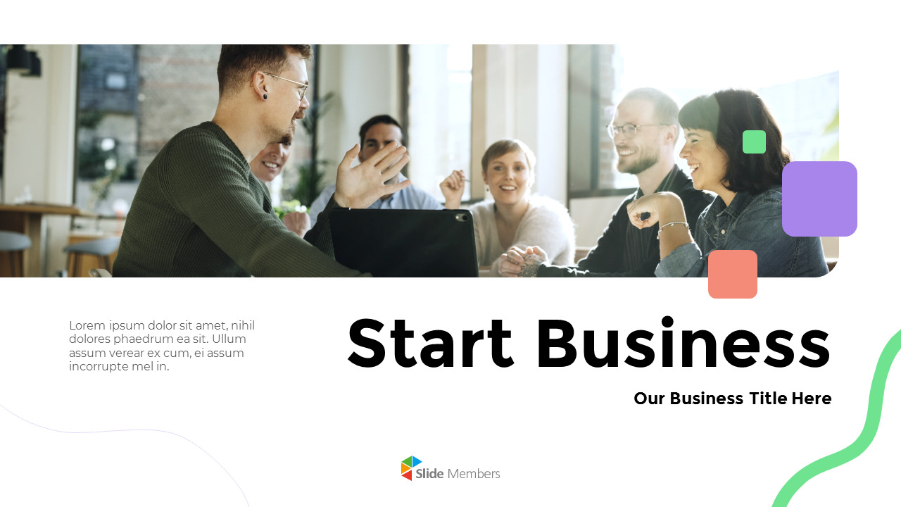 Start Our Business Simple Templates Design