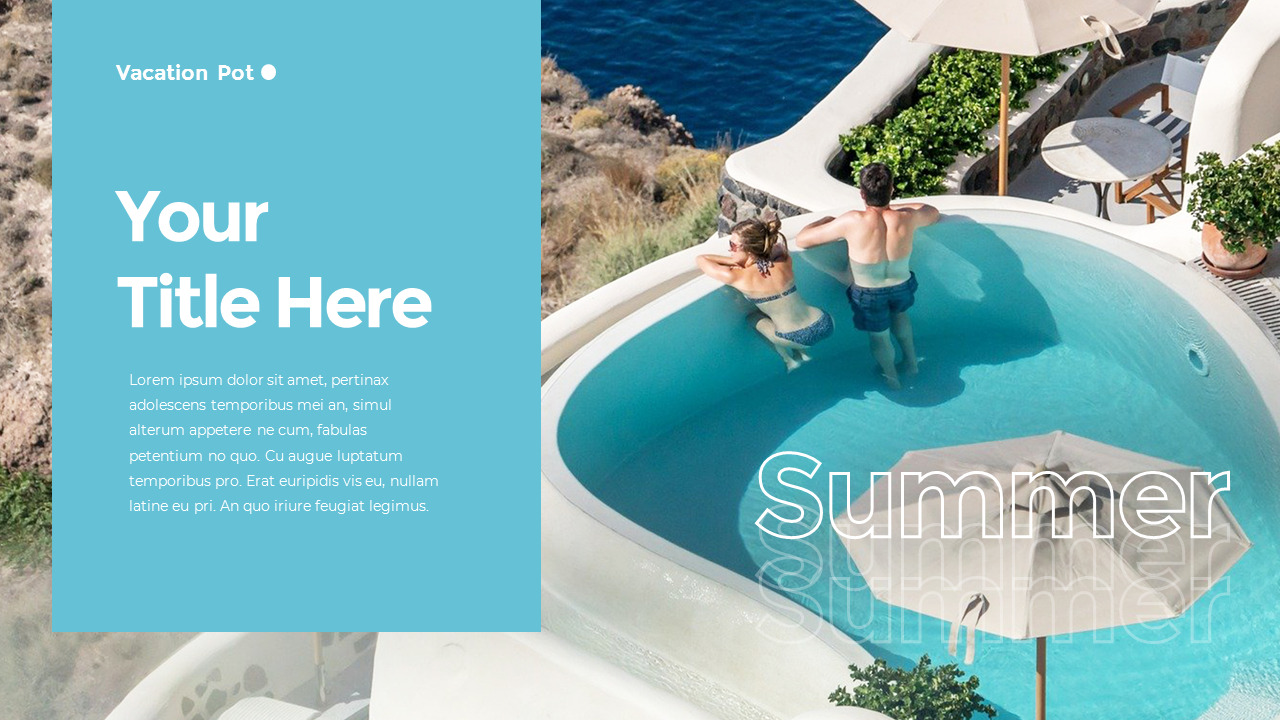 Summer Vacation PowerPoint Templates for Presentation