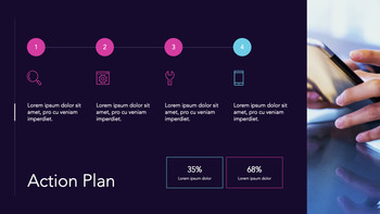 Mobile UI/UX slides presentation