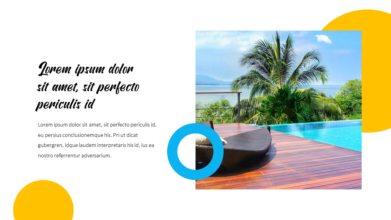 Swimming Pool PowerPoint Templates Design|Lifestyle