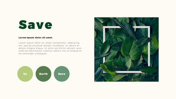 Eco Green Business PowerPoint Template – Forest Eco Deck