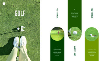 Golf hoy Plantillas de PowerPoint para presentaciones_07