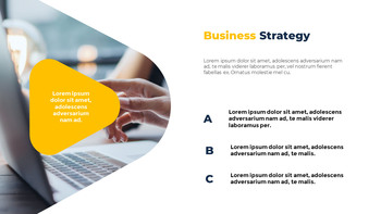 Modello PowerPoint per presentazione di design lineare_10