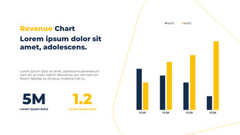 Modello PowerPoint per presentazione di design lineare_11