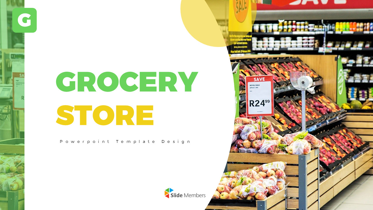 Grocery Store slides presentation|IT/Commerce|PPT Templates