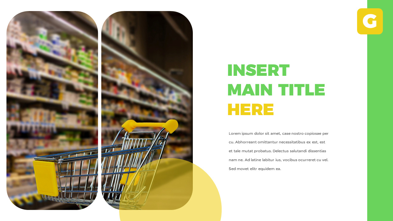 Grocery Store slides Templates
