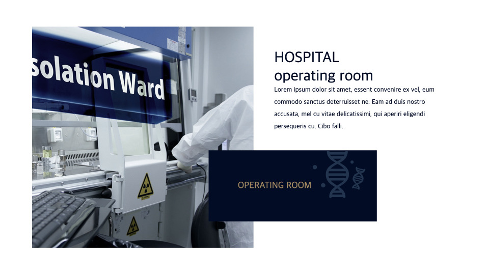 Hospital introduction team presentation template