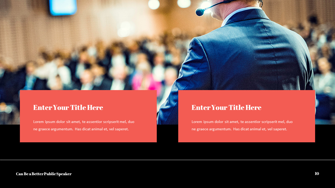 Better Public Speaking Simple PPT Templates