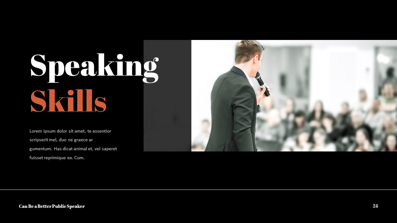 Better Public Speaking Simple PPT Templates