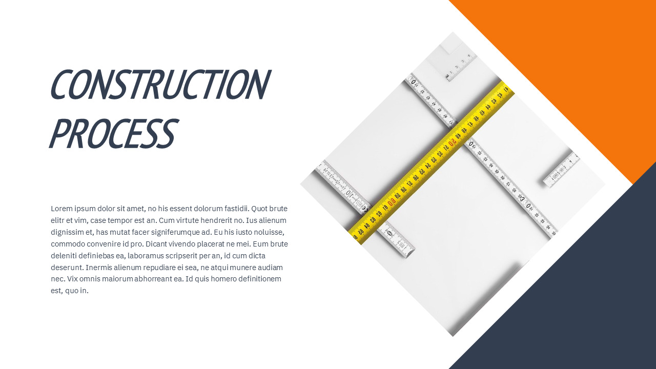 Construction Simple Google Slides Templates