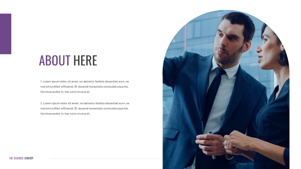 The Business Google Slides Template Design